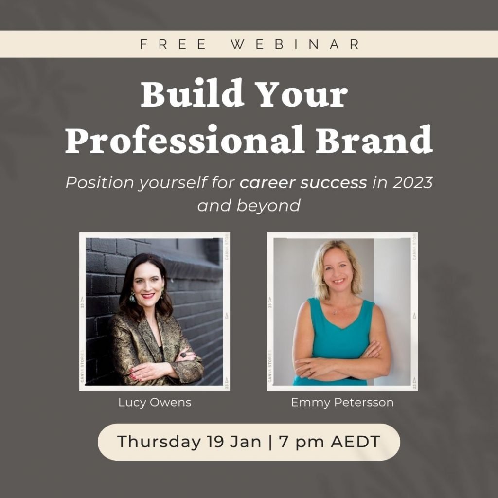 Professional brand webinar